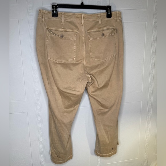 Liverpool Los Angeles Women’s Cropped Cargo Pants Plus 18W Casual Utility - Picture 9 of 13